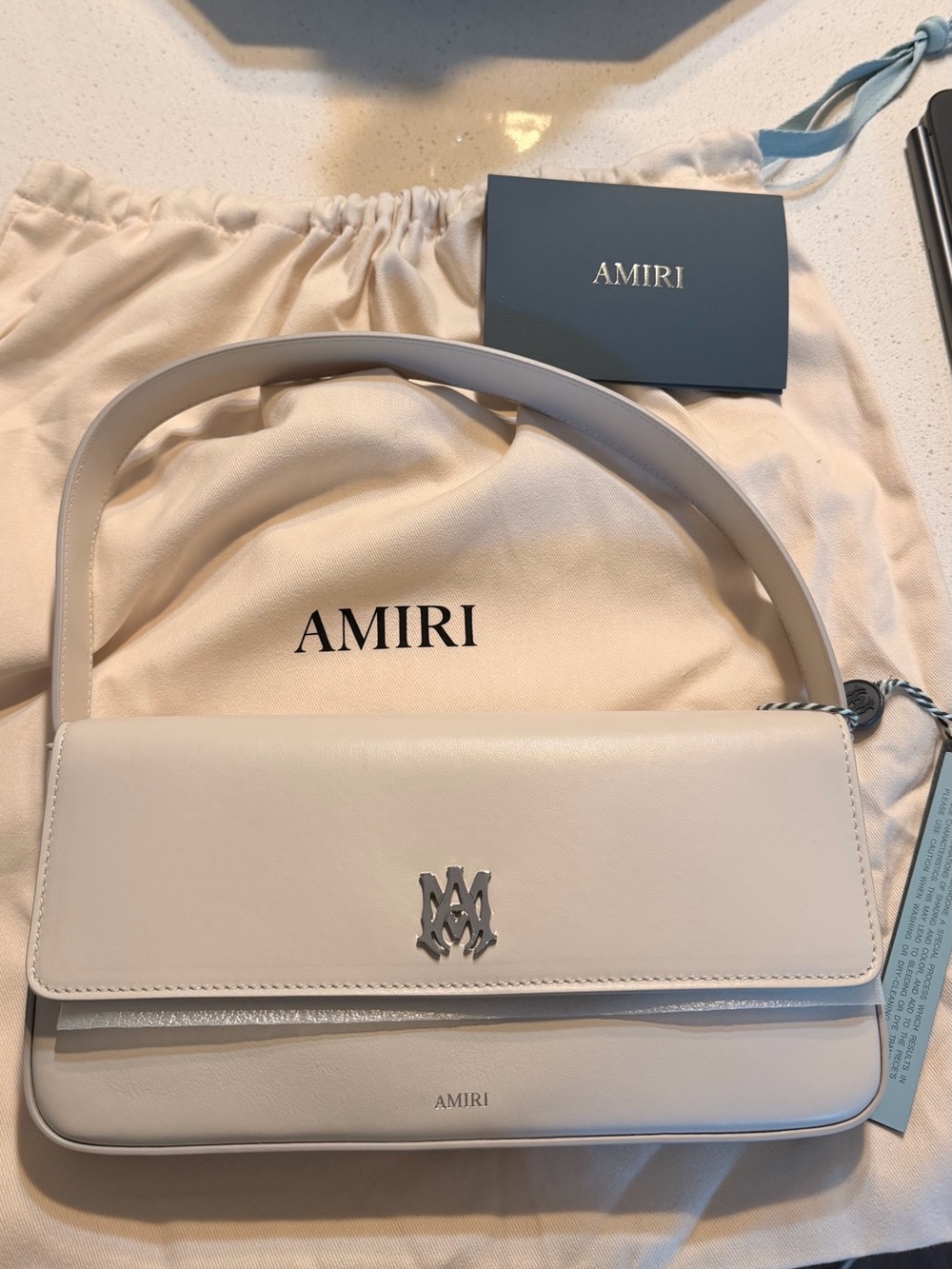 AMIRI MA Millie Shoulder Bag Alabaster NWT